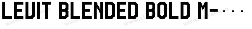 Levit_Blended Bold M字体转换